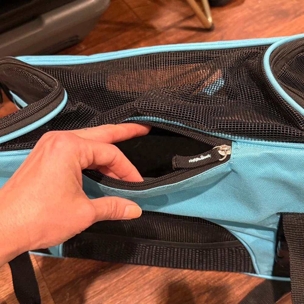 Pet carriers for small dogs. TSA-approved.